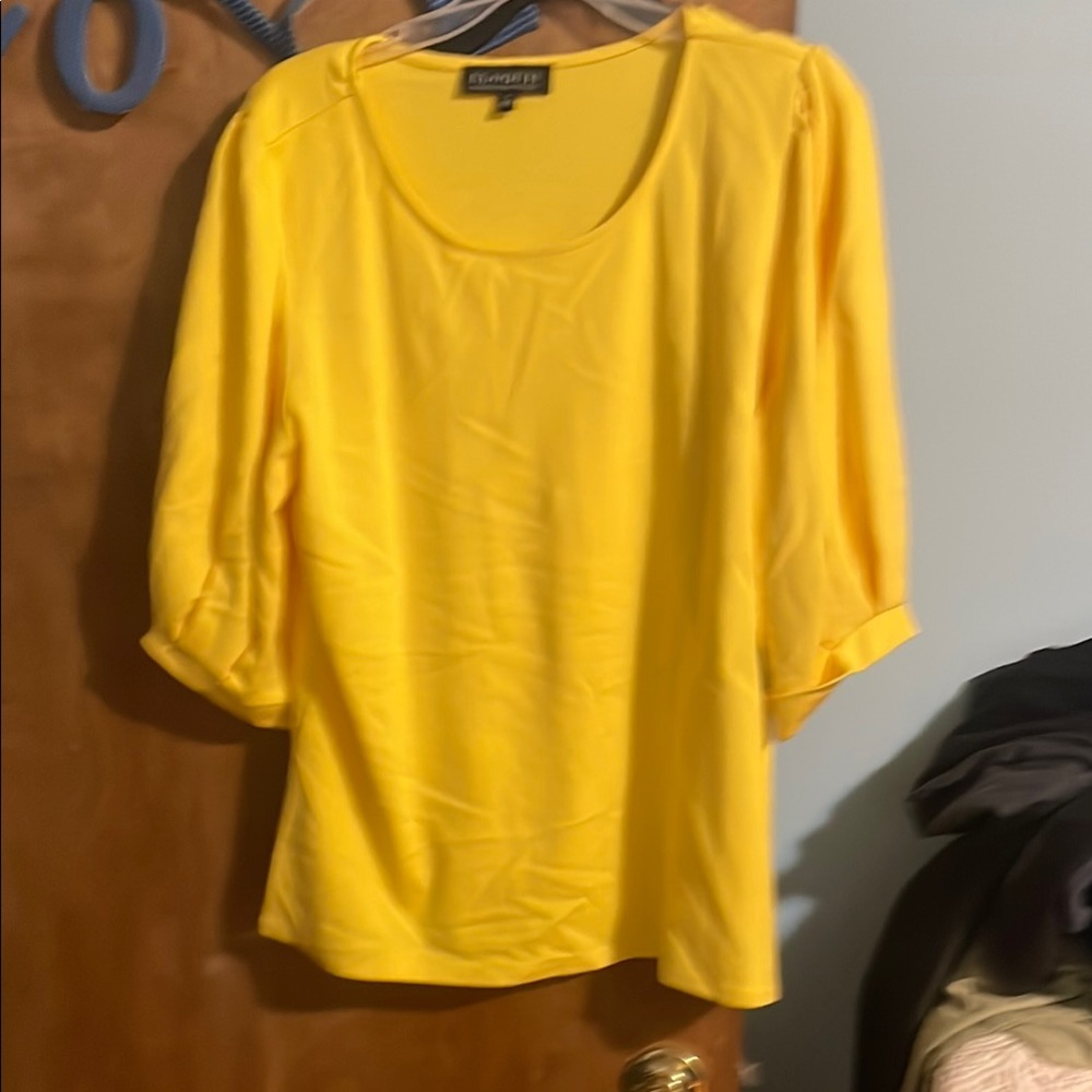 Eloquii Women's Yellow Top